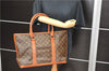 Auth Louis Vuitton Monogram Sac Weekend PM Vintage Tote Hand Bag M42425 LV 0578D