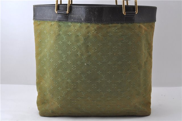 Auth Louis Vuitton Monogram Mini Lucille GM Hand Tote Bag M92681 Green LV 0579D