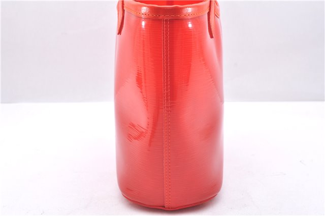 Authentic Louis Vuitton Epi Plage Mini Lagoon Bay Tote Bag M92262 Orange 0581E