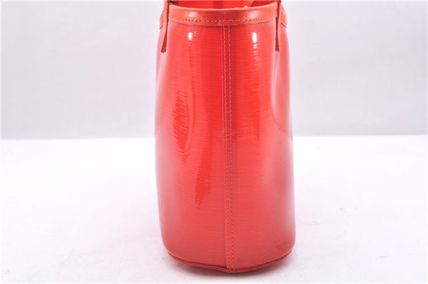 Authentic Louis Vuitton Epi Plage Mini Lagoon Bay Tote Bag M92262 Orange 0581E