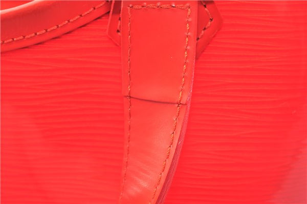 Authentic Louis Vuitton Epi Plage Mini Lagoon Bay Tote Bag M92262 Orange 0581E