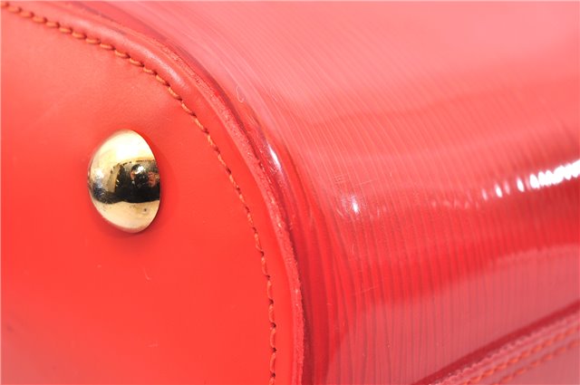 Authentic Louis Vuitton Epi Plage Mini Lagoon Bay Tote Bag M92262 Orange 0581E