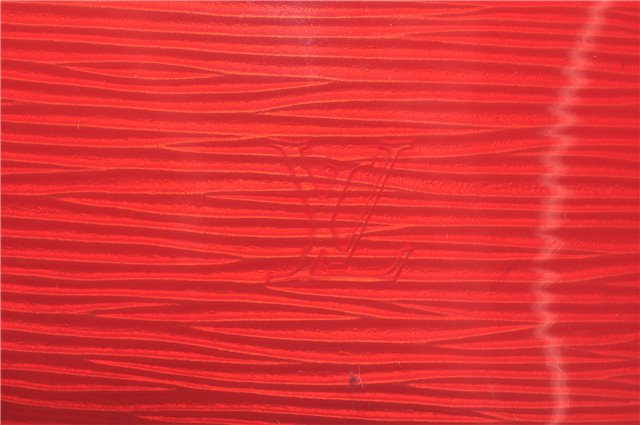 Authentic Louis Vuitton Epi Plage Mini Lagoon Bay Tote Bag M92262 Orange 0581E