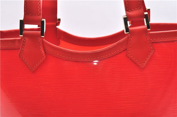 Authentic Louis Vuitton Epi Plage Mini Lagoon Bay Tote Bag M92262 Orange 0581E