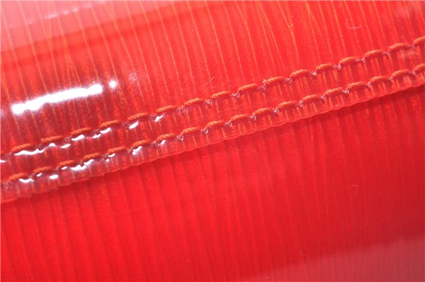 Authentic Louis Vuitton Epi Plage Mini Lagoon Bay Tote Bag M92262 Orange 0581E