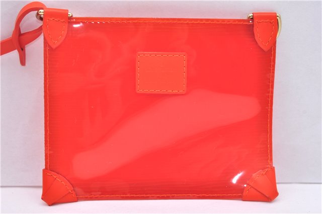 Authentic Louis Vuitton Epi Plage Mini Lagoon Bay Tote Bag M92262 Orange 0581E