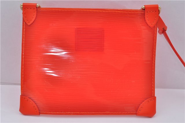 Authentic Louis Vuitton Epi Plage Mini Lagoon Bay Tote Bag M92262 Orange 0581E