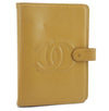 Authentic CHANEL Caviar Skin Organizer Notebook Cover Yellow 0582D