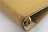 Authentic CHANEL Caviar Skin Organizer Notebook Cover Yellow 0582D