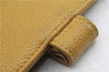 Authentic CHANEL Caviar Skin Organizer Notebook Cover Yellow 0582D