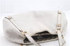 Authentic GUCCI Abbey Shoulder Tote Bag Purse Leather 130736 White 0589D