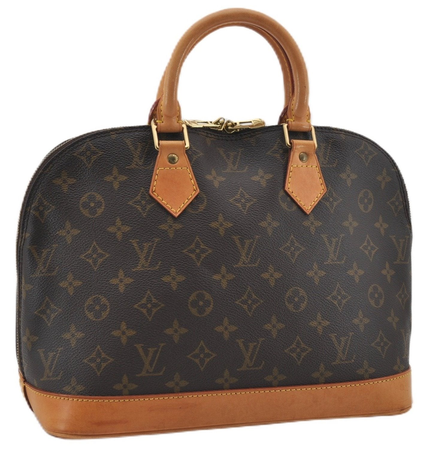 Authentic Louis Vuitton Monogram Alma Hand Bag Purse M51130 LV 0590F