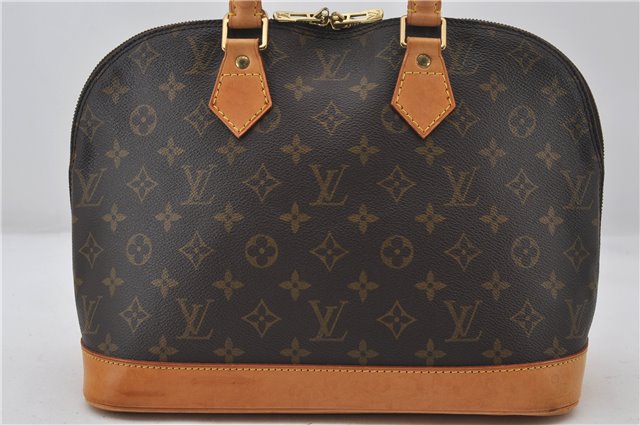 Authentic Louis Vuitton Monogram Alma Hand Bag Purse M51130 LV 0590F