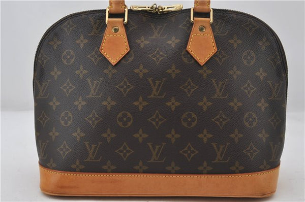 Authentic Louis Vuitton Monogram Alma Hand Bag Purse M51130 LV 0590F