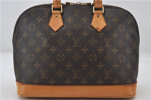 Authentic Louis Vuitton Monogram Alma Hand Bag Purse M51130 LV 0590F