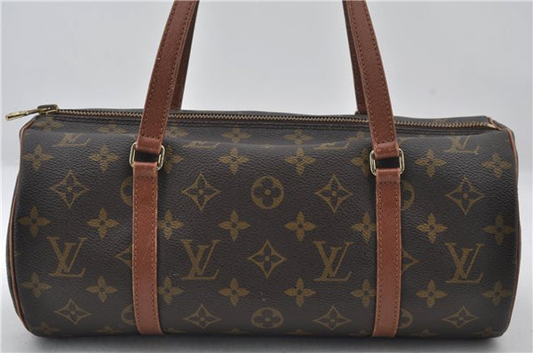 Authentic Louis Vuitton Monogram Papillon 30 Hand Bag Old Model LV 0591F