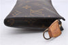 Authentic Louis Vuitton Monogram Pouch For Bucket GM LV 0593D