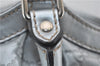 Authentic GUCCI Guccissima Sukey Tote Bag GG Leather 211944 Silver 0595F