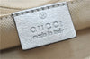 Authentic GUCCI Guccissima Sukey Tote Bag GG Leather 211944 Silver 0595F