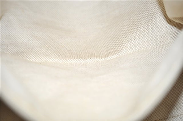 Authentic GUCCI Guccissima Sukey Tote Bag GG Leather 211944 Silver 0595F