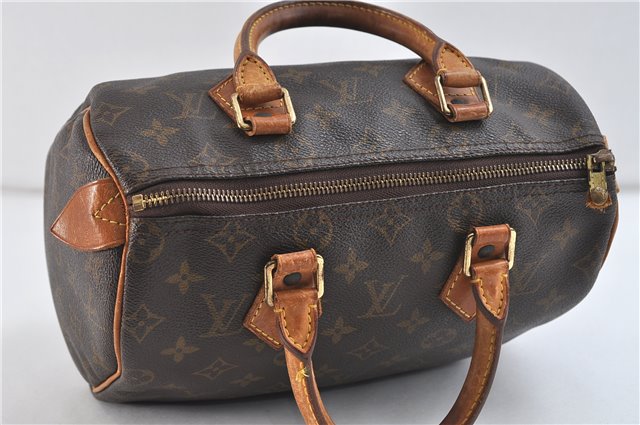 Authentic Louis Vuitton Monogram Speedy 25 Hand Bag M41528 LV 0599D