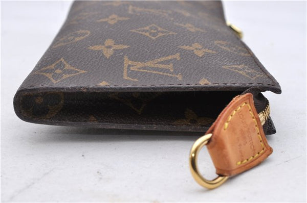 Authentic Louis Vuitton Monogram Pouch For Bucket GM LV 0601D