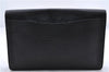 Authentic Louis Vuitton Epi Montaigne 27 Clutch Bag Black M52652 LV 0603D