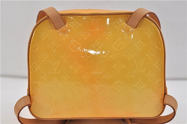 Authentic Louis Vuitton Vernis Murray Backpack Yellow M91040 LV 0607D