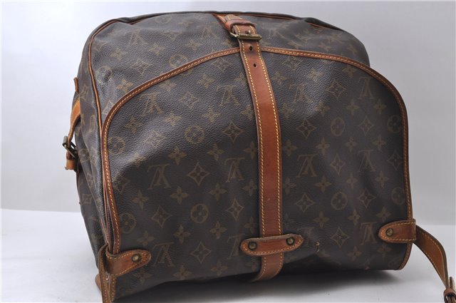 Auth Louis Vuitton Monogram Saumur 35 Shoulder Cross Body Bag M42254 LV 0608D