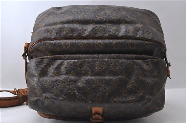 Auth Louis Vuitton Monogram Saumur 35 Shoulder Cross Body Bag M42254 LV 0608D