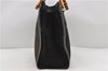 Authentic GUCCI Bamboo Hand Shoulder Bag Suede Leather 0020260 Black 0609D