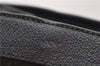 Authentic GUCCI Bamboo Hand Shoulder Bag Suede Leather 0020260 Black 0609D