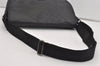 Authentic GUCCI Impreme Shoulder Crossbody Bag GG PVC Leather 201732 Black 0609I