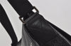 Authentic GUCCI Impreme Shoulder Crossbody Bag GG PVC Leather 201732 Black 0609I