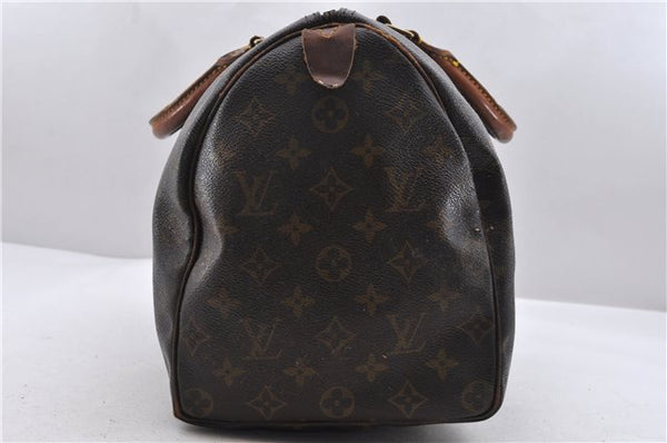 Authentic Louis Vuitton Monogram Speedy 35 Hand Bag M41524 LV 0610D