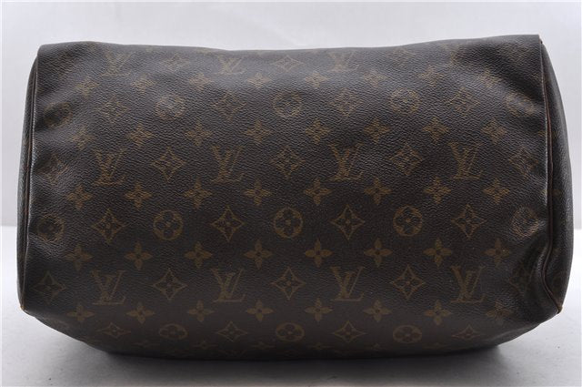 Authentic Louis Vuitton Monogram Speedy 35 Hand Bag M41524 LV 0610D