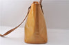 Auth Louis Vuitton Vernis Houston Shoulder Hand Bag Yellow M91004 LV Junk 0613D