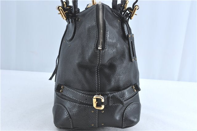 Authentic Chloe Paddington Leather Shoulder Hand Bag Purse Black 0617C