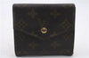 Auth Louis Vuitton Monogram Porte Monnaie Billets Bifold Wallet M61660 LV 0618D