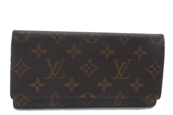 Auth Louis Vuitton Monogram Porte Yen 3 Cartes Credit Wallet M61818 LV 0620D