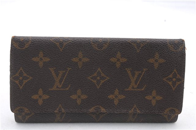 Auth Louis Vuitton Monogram Porte Yen 3 Cartes Credit Wallet M61818 LV 0620D