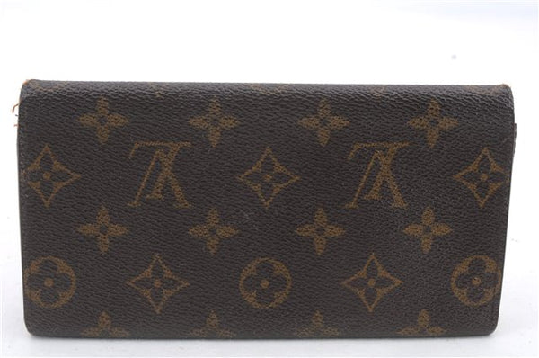 Auth Louis Vuitton Monogram Porte Yen 3 Cartes Credit Wallet M61818 LV 0620D