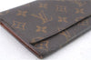 Auth Louis Vuitton Monogram Porte Yen 3 Cartes Credit Wallet M61818 LV 0620D