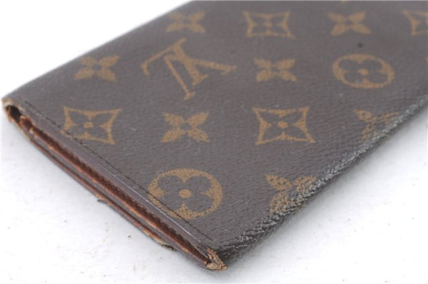 Auth Louis Vuitton Monogram Porte Yen 3 Cartes Credit Wallet M61818 LV 0620D