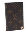Auth Louis Vuitton Monogram Porte Cartes Credit Pression M60937 Card Case 0621D