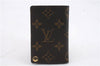 Auth Louis Vuitton Monogram Porte Cartes Credit Pression M60937 Card Case 0621D