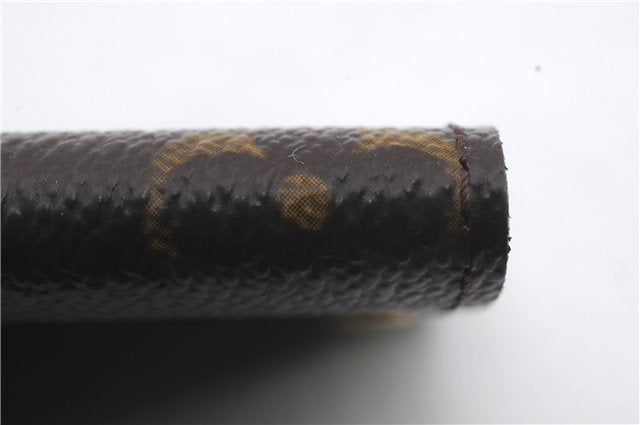 Auth Louis Vuitton Monogram Porte Cartes Credit Pression M60937 Card Case 0621D