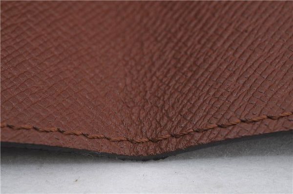 Auth Louis Vuitton Monogram Porte Cartes Credit Pression M60937 Card Case 0621D