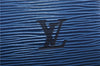 Authentic Louis Vuitton Epi Speedy 30 Hand Bag Blue M43005 LV 0623D