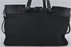 Authentic GUCCI Shoulder Tote Hand Bag GG Canvas Leather 106251 Black 0627E
